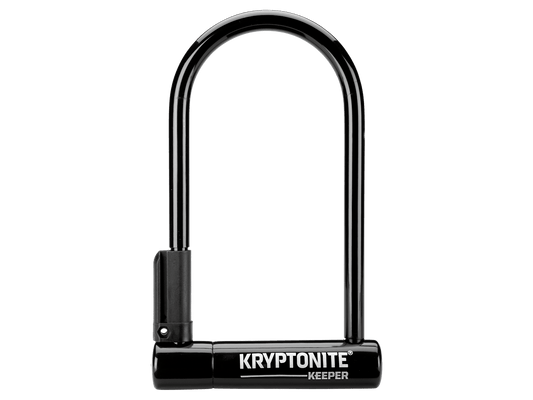 Kryptonite New-U Keeper Standard U-Lock 12mm x 20.3cm (8") x 10.2cm (4") Black