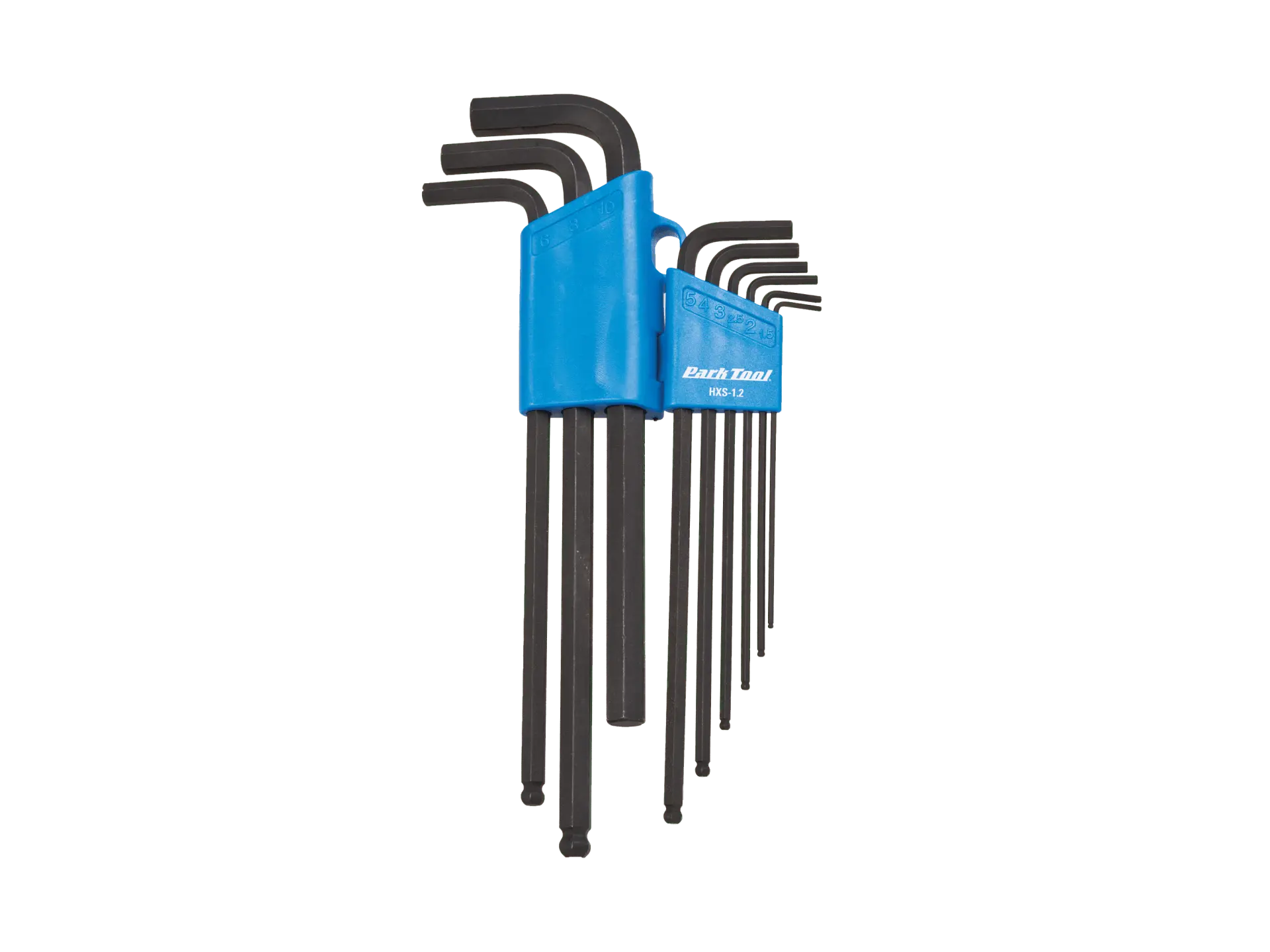 Park Tool HXS-1.2 Professional L-Handle Hex Wrench Set, Blue/Black BIKEFACTORY Hawaii