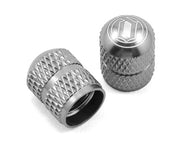 Deity Crown Schrader Valve Caps - Platinum