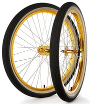 26" Covid Cruiser Gold Wheelset w/Tires