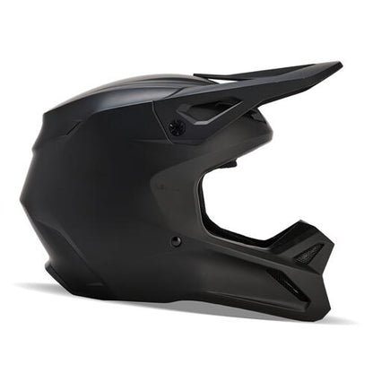 Fox Racing V1 Solid Helmet [MT BLK]