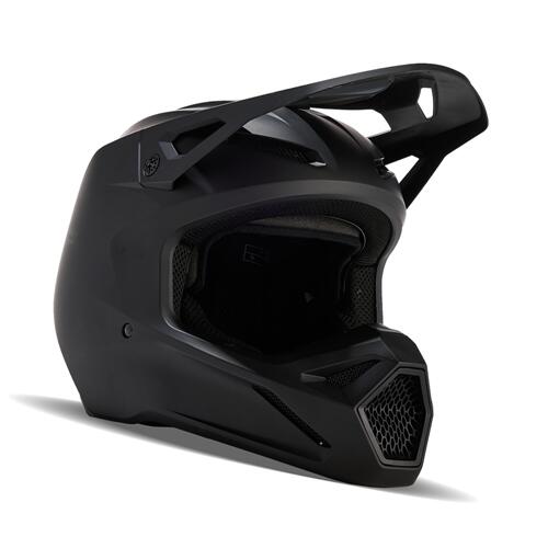 Fox Racing V1 Solid Helmet [MT BLK]