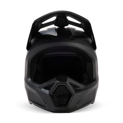 Fox Racing V1 Solid Helmet [MT BLK]