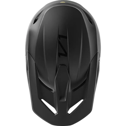 Fox Racing V1 Solid DOT Full-Face Helmet - Matte Black, Medium