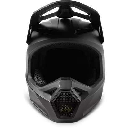 Fox Racing V1 Solid DOT Full-Face Helmet - Matte Black, Medium
