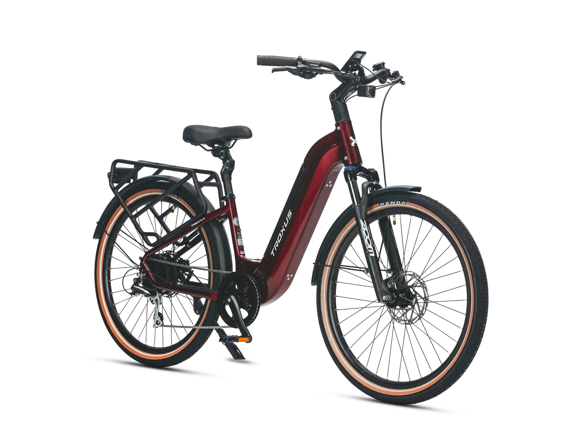 Troxus Trax Plus Commuter 27.5" 500W/15 (M) - Metallic Red E-Bike Troxus