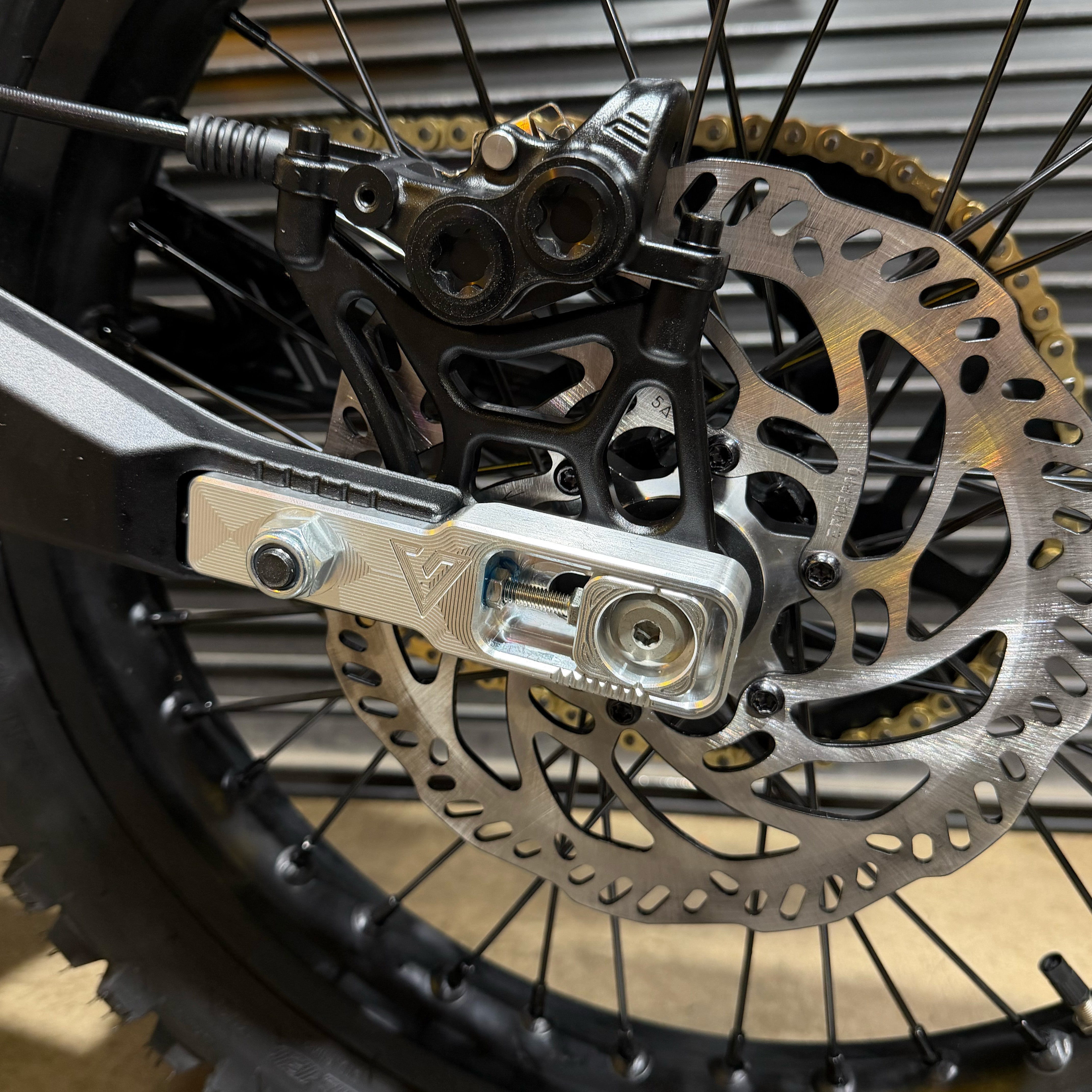 Vanguard's Garage Swing Arm Extensions for E-Ride Pro/SS/Surron/Talaria (VG3.5 - 3.5")