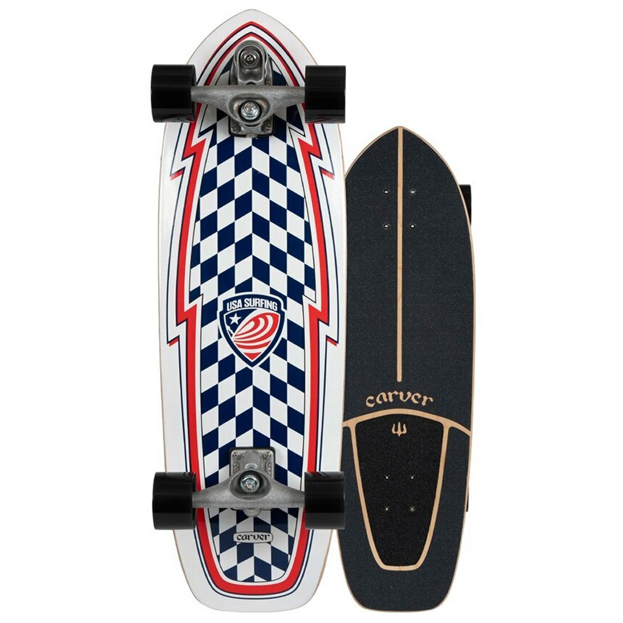 Carver C7 Raw USA Booster Surfskate 30.75" Carver Skateboards