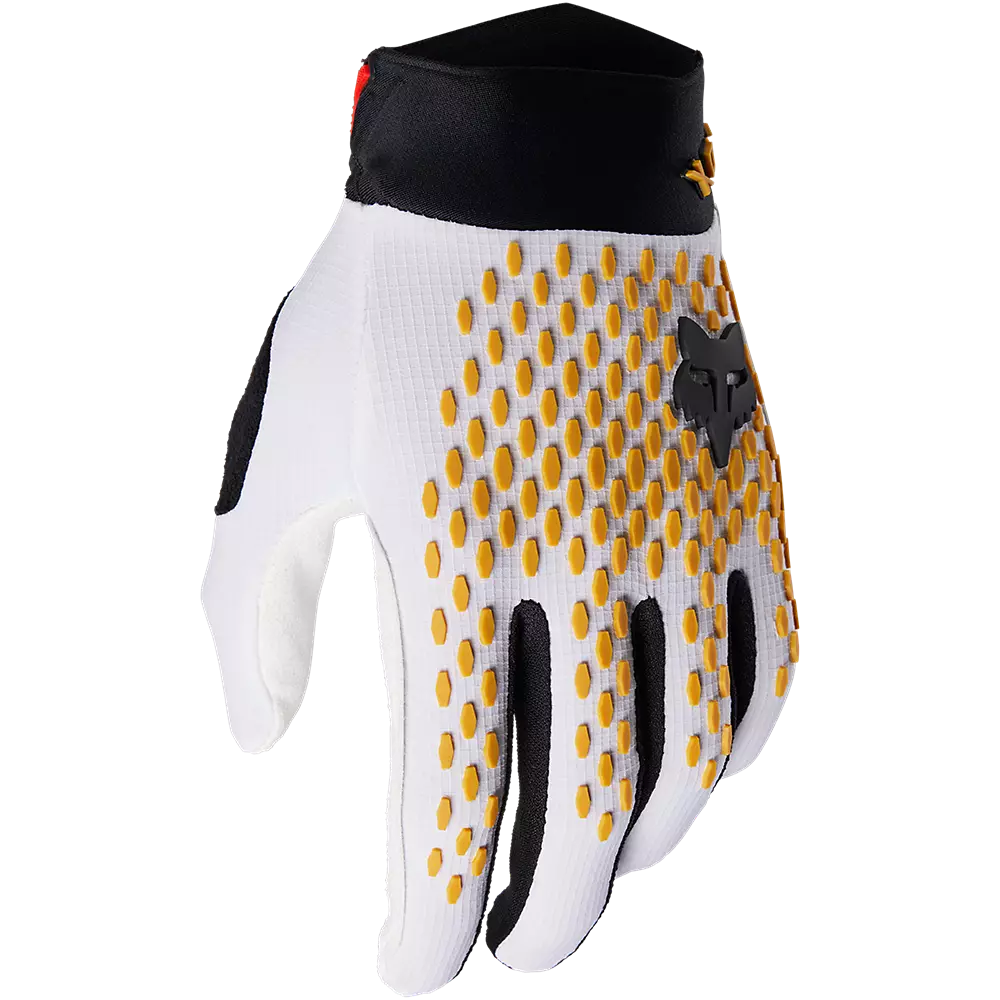 Fox Racing Defend Men's Full Finger Race Gloves (XXL) - White
