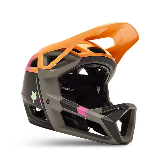 Fox Racing Proframe RS CLYZO Full Face Helmet - Orange, Large