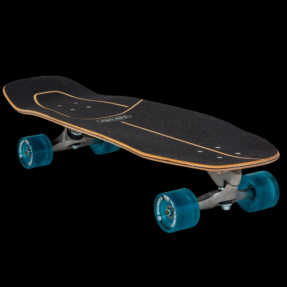 Carver C7 Raw Super Slab Surfskate 31.25" Carver Skateboards