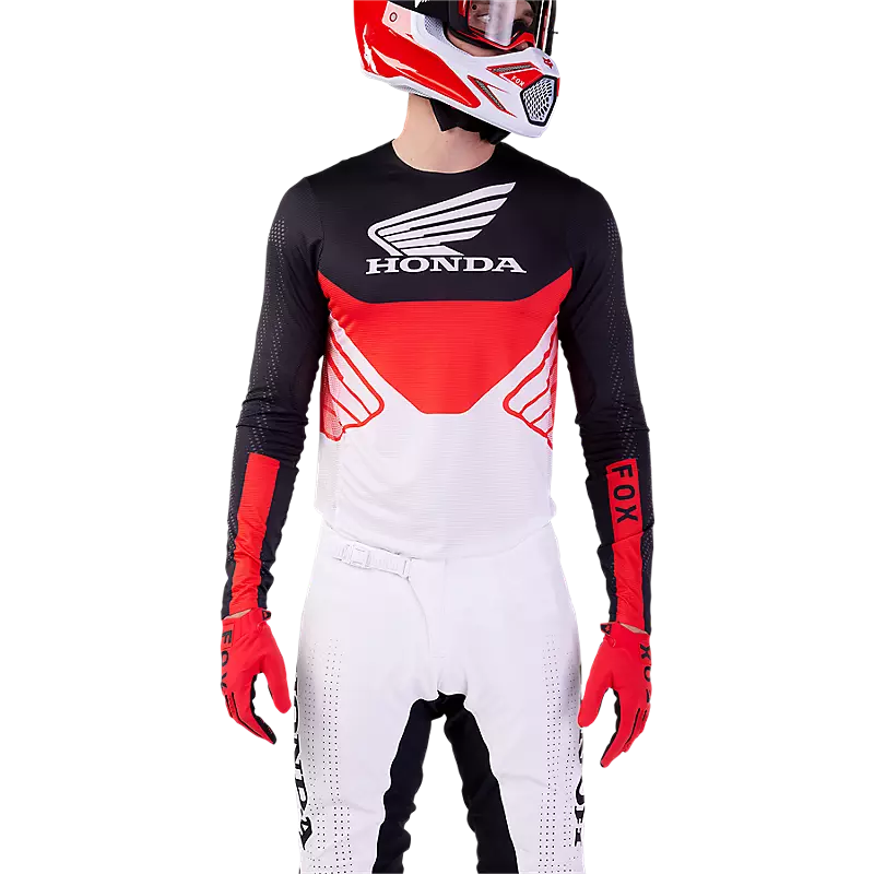 Fox Racing Flexair Honda Jersey - Black/White, X-Large Fox Racing