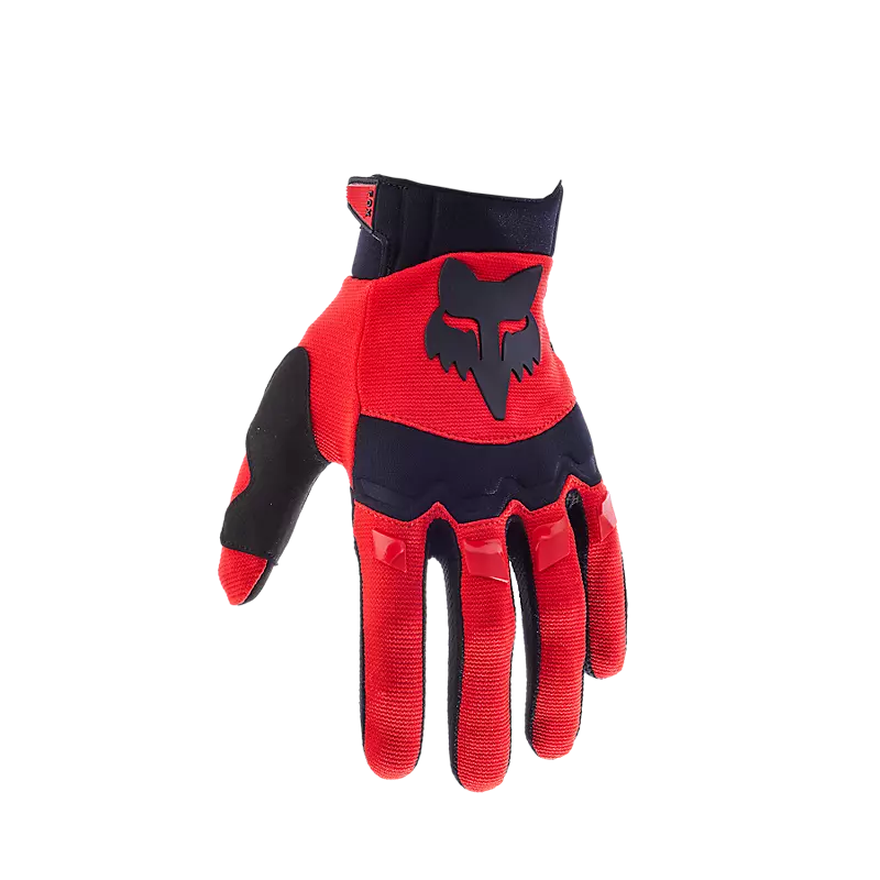 Fox Dirtpaw Gloves Fluorescent Red Fox Racing