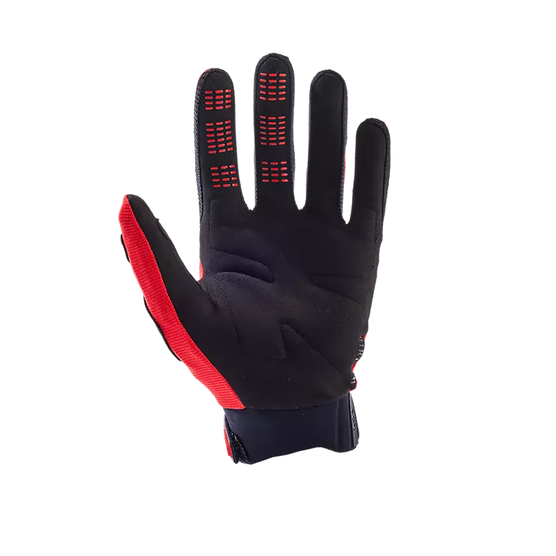 Fox Dirtpaw Gloves Fluorescent Red Fox Racing