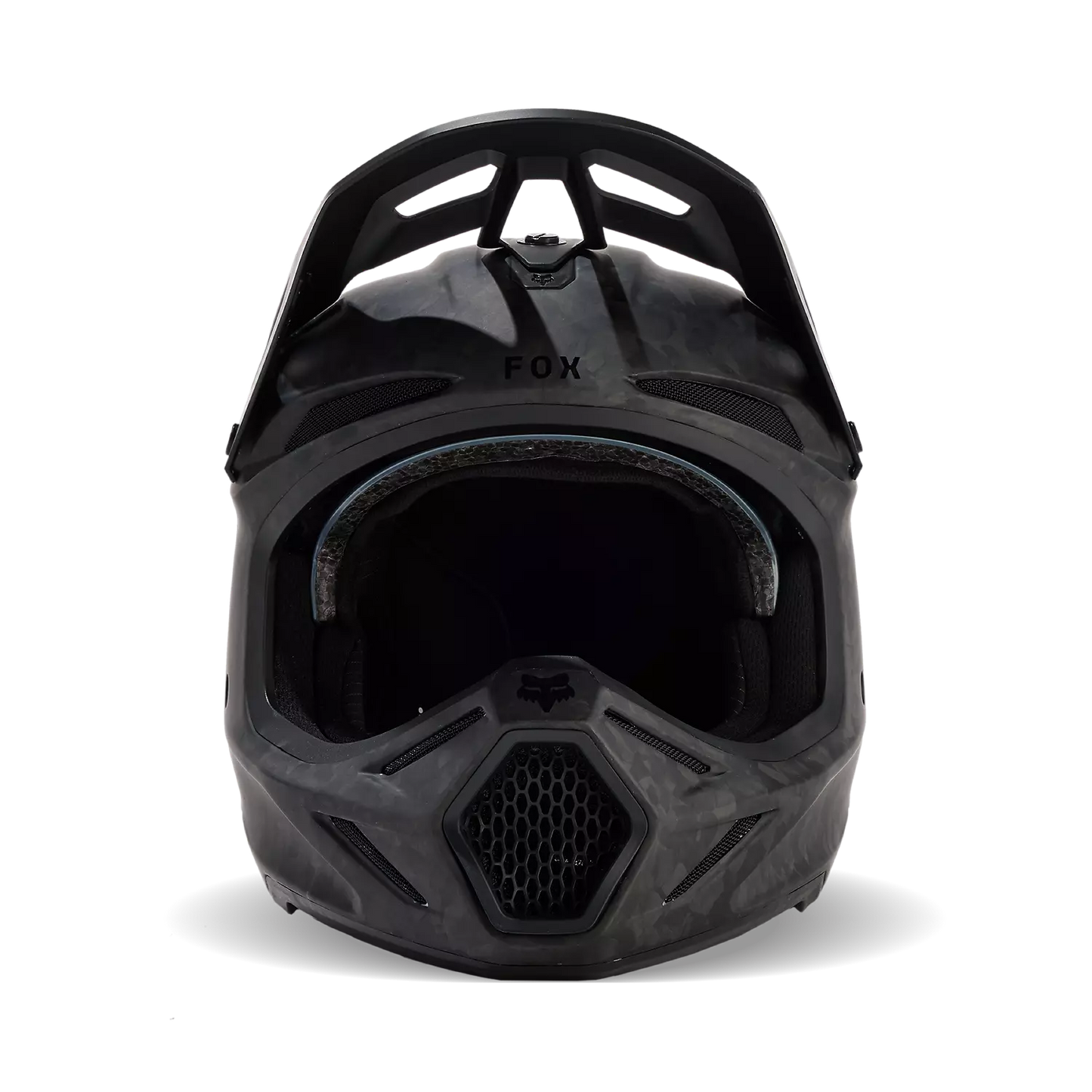Fox Racing V3 RS Carbon Matte Black Helmet Large