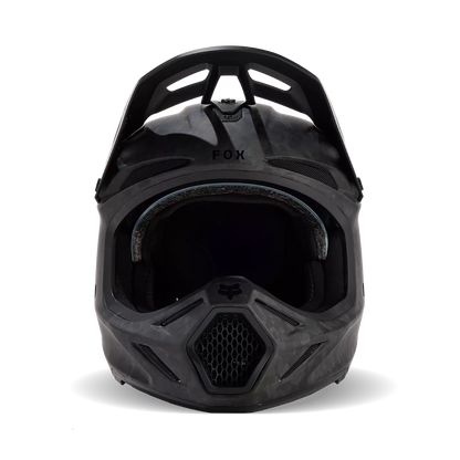 Fox Racing V3 RS Carbon Matte Black Helmet Large