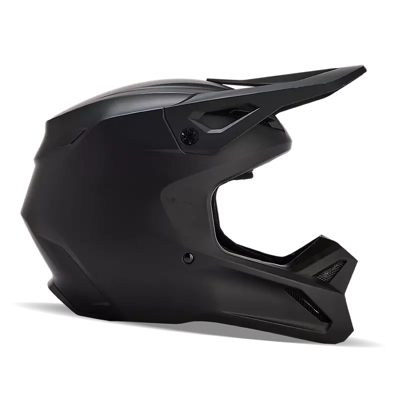 Fox Racing V1 Solid Helmet - Matte Black