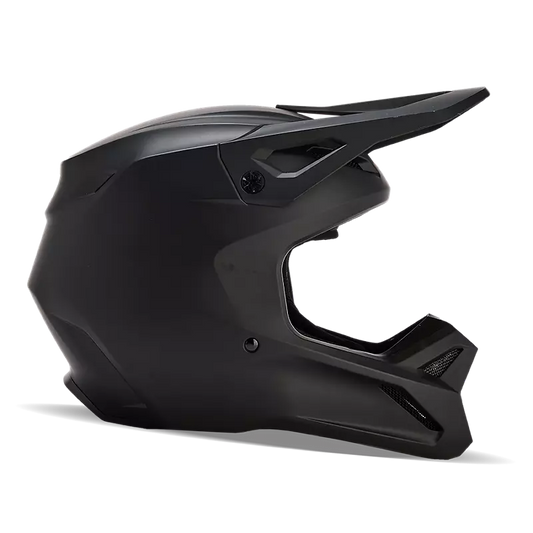 Fox Racing V1 Solid Helmet - Matte Black