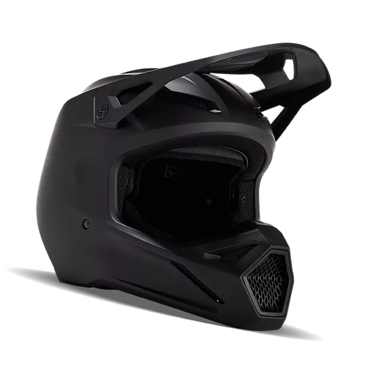 Fox Racing V1 Solid Helmet - Matte Black