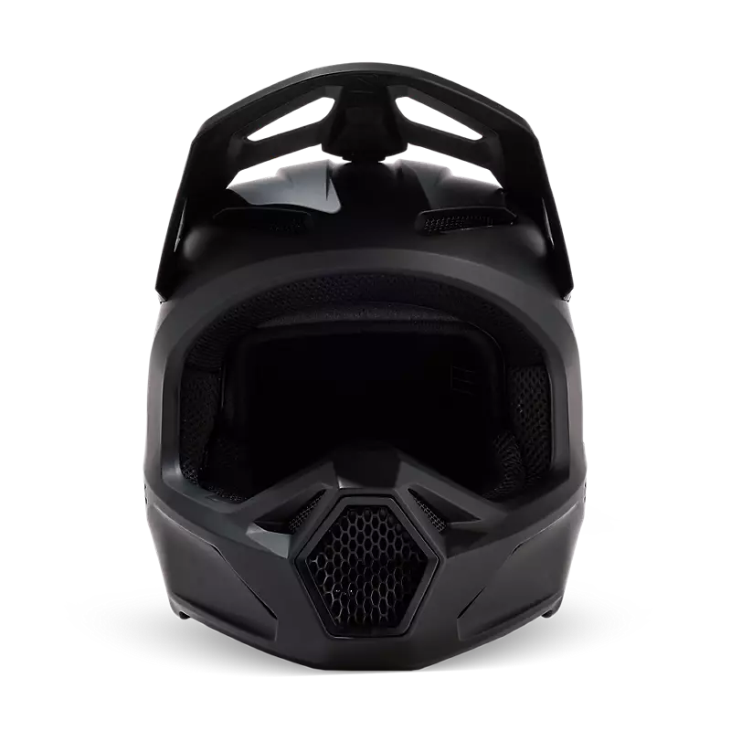 Fox Racing V1 Solid Helmet - Matte Black