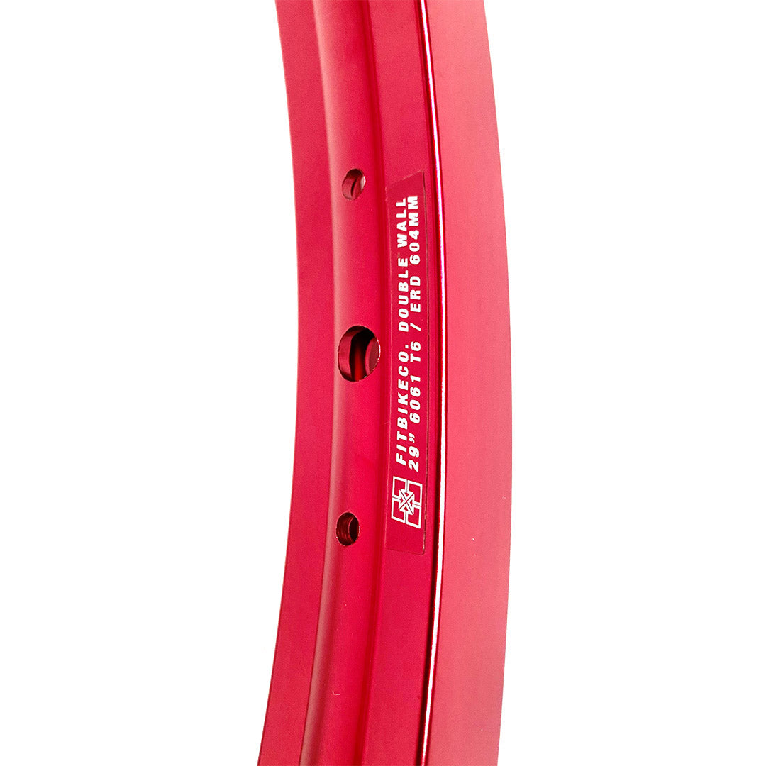 Fit Bike Co. Rim 29" 36H - Red Ano BIKEFACTORY Hawaii