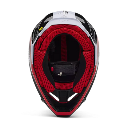 Fox Racing Fluorescent Red V1 Race Spec Full Face Helmet 2X