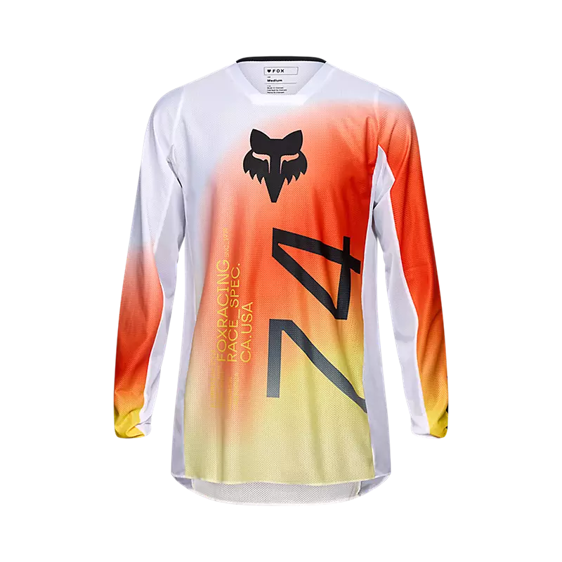 Fox Racing White 180 Air Haze Jersey