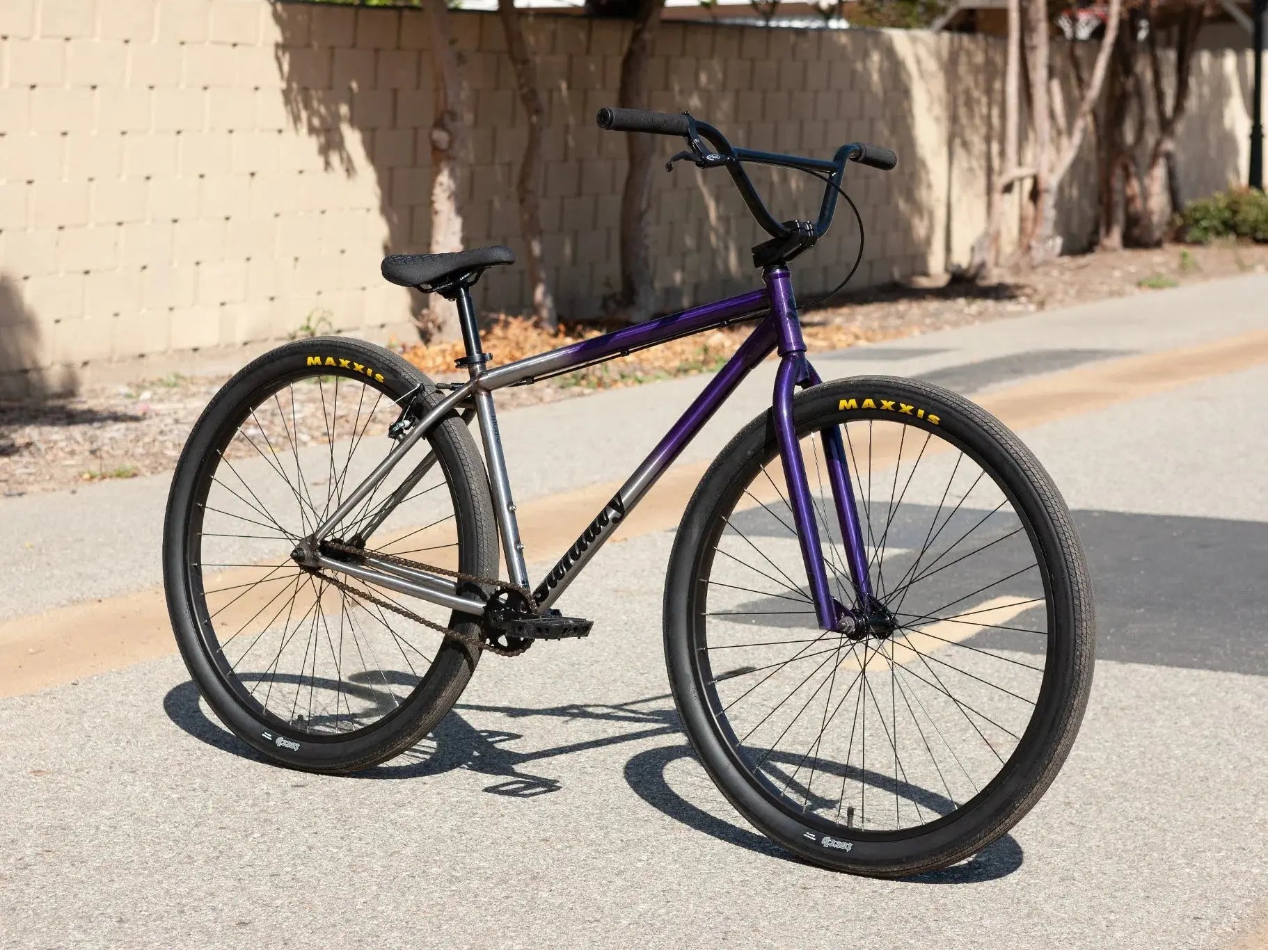 Sunday Bikes High C 29" Complete Gloss Trans Purple to Raw Fade (213) Sunday Bikes