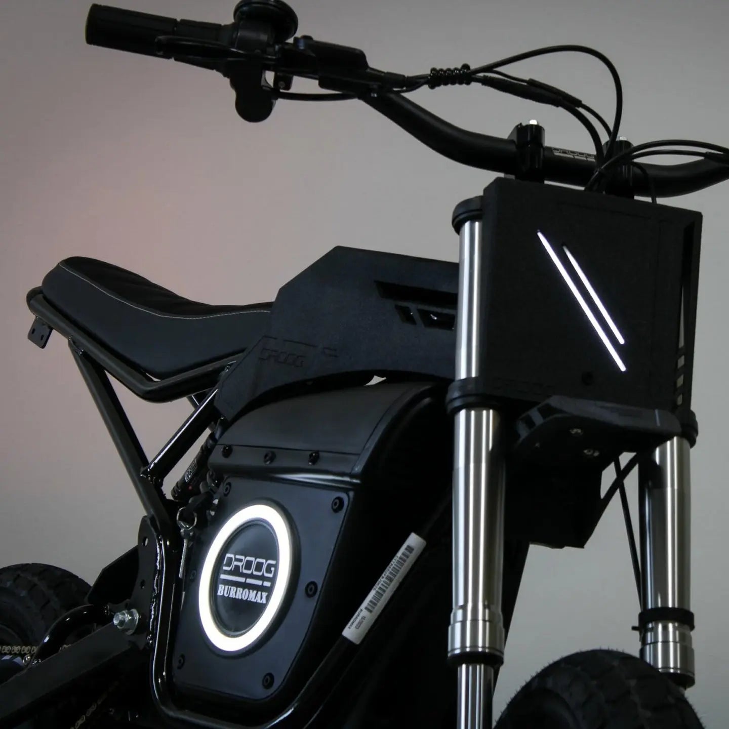 Burromax Electric Mini Bike, TT1600R - Droog Full Build Kit Burromax