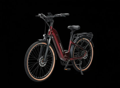 Troxus Trax Plus Commuter 27.5" 500W/15 (M) - Metallic Red E-Bike Troxus