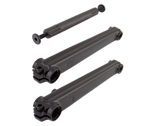 SE Racing V-Ridge Cranks 8-Spline RHD 175mm 19mm Black