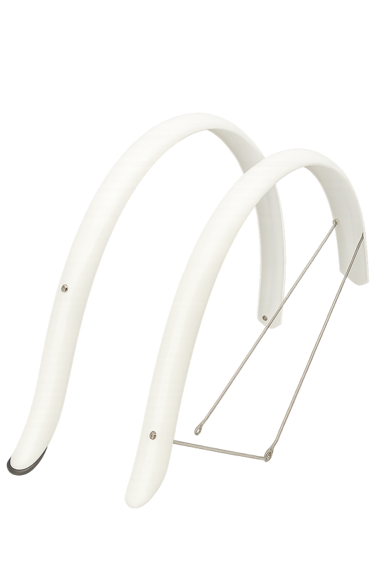 Electra Cruiser 26" AL Ladies Gloss White Fender Set