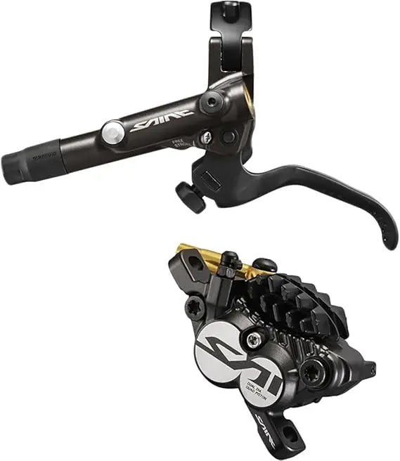 Shimano Saint BL-M820-B/BR-M820 Front Hydraulic Disc Brake & Lever - Finned Metal Pads, Black BIKEFACTORY Hawaii