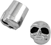 Hard Drive Metal Chrome Skull S/V Caps
