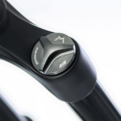 Marzocchi Bomber 58 Suspension Fork: 27.5", 203mm Travel 20 x 110mm, SHINEY BLACK