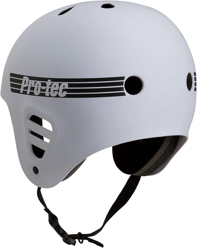 Pro-Tec Full Cut Skate Helmet Matte White Small