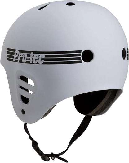 Pro-Tec Full Cut Skate Helmet Matte White Small