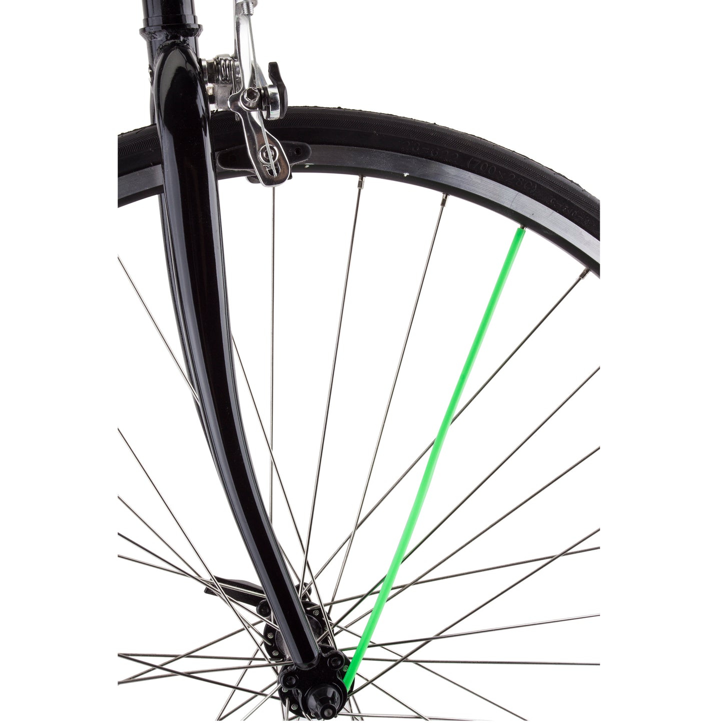 Black Ops Plastic Spoke Covers 300mm 36 pcs Neon Green