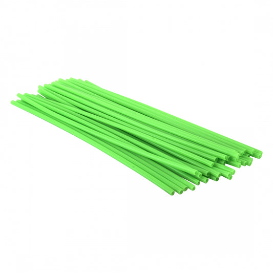 Black Ops Plastic Spoke Covers 300mm 36 pcs Neon Green