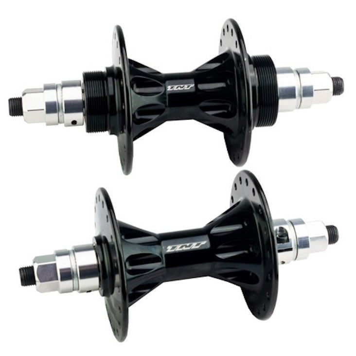 TNT Revolver Hub Set - 3/8" Axle 36H, Black TNT