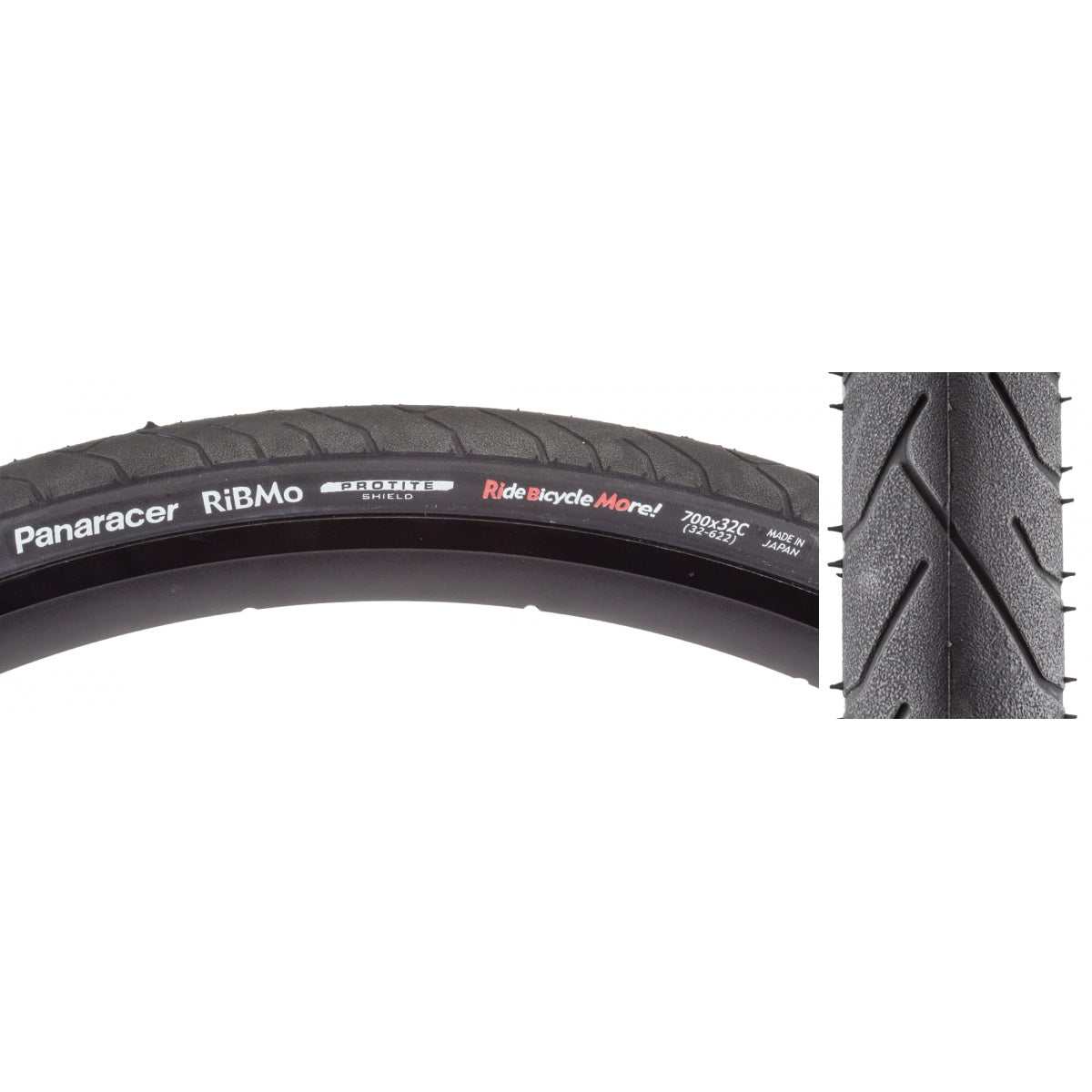 Panaracer Tire Pan Ribmo Protite 700x32 Fold BK/BK BIKEFACTORY Hawaii