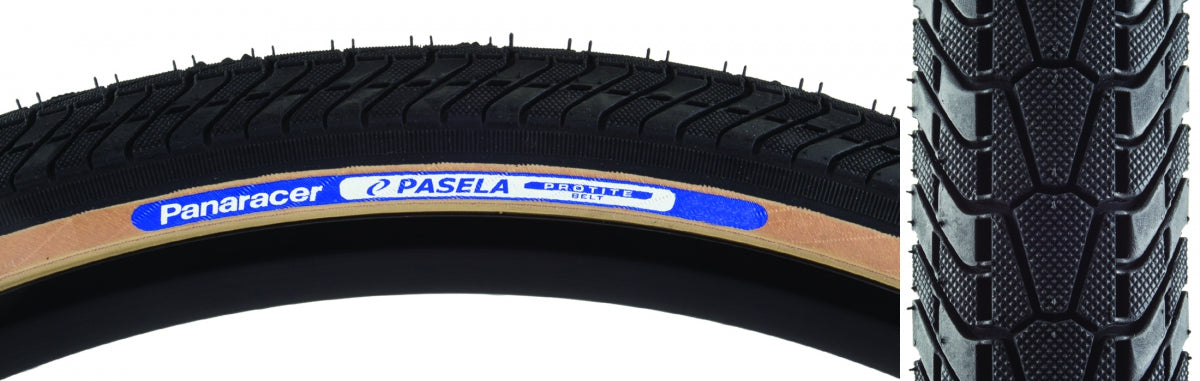 Panaracer Pasela ProTite Tire - 700 x 28, Wire, Black/Tan, 60tpi J&B JBI