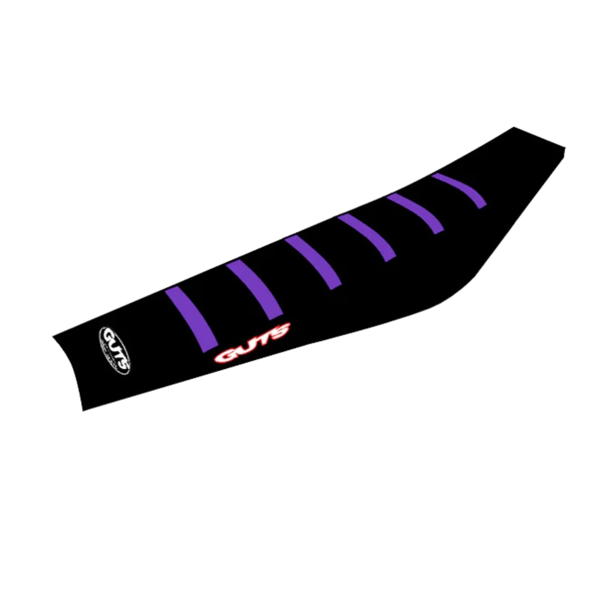 Guts Racing E Ride Pro Interactive Ribbed Seat Cover - Purple/Black