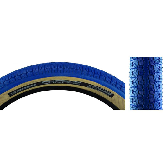 SE Racing Chicane Tire Blue/Tanwall 26 x 3.5