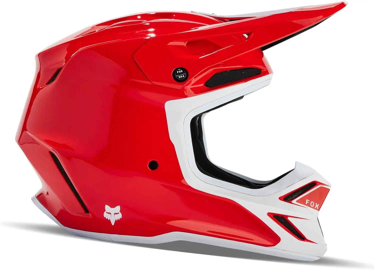 Fox Racing V3 RS Red Optical Helmet Medium Fox Racing