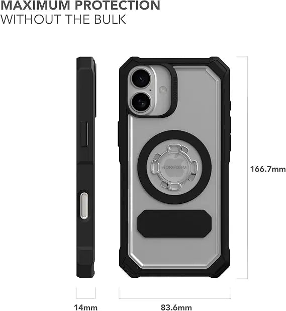 Rokform iPhone 16 Plus Crystal Clear Case BIKEFACTORY Hawaii