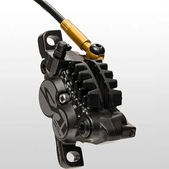 Shimano Saint BL-M820-B/BR-M820 Front Hydraulic Disc Brake & Lever - Finned Metal Pads, Black BIKEFACTORY Hawaii