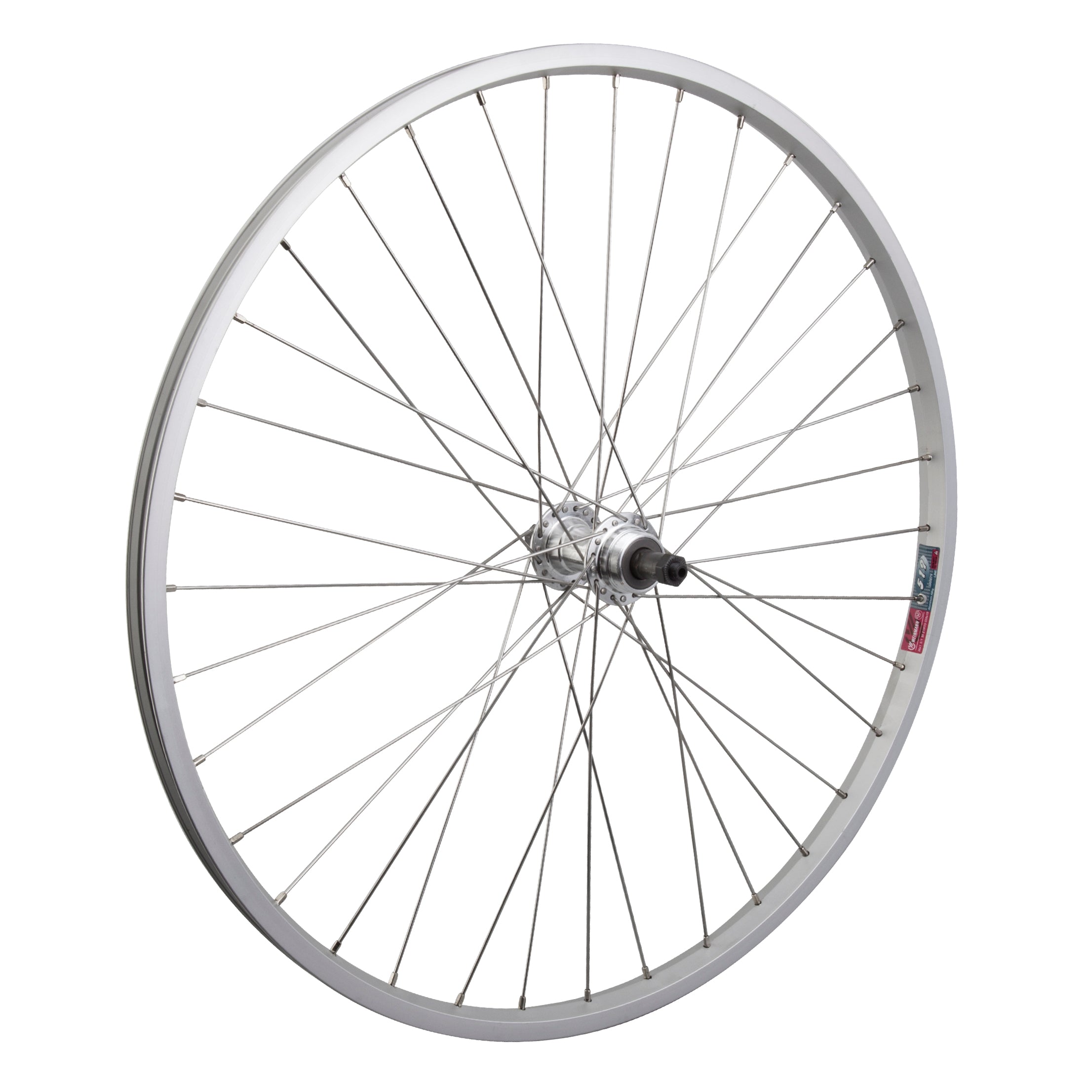 Wheel Master 26x1.75" F/W Q/R Rear Wheel 36h SS Silver