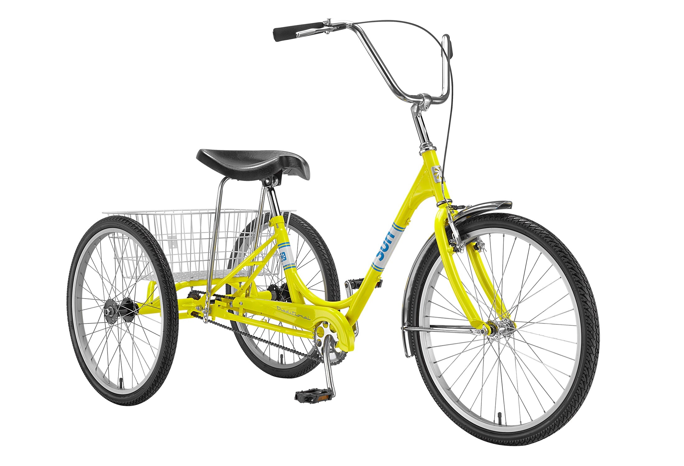 Sun Bicycle 24" Trike 1-Speed Yellow BIKEFACTORY Hawaii