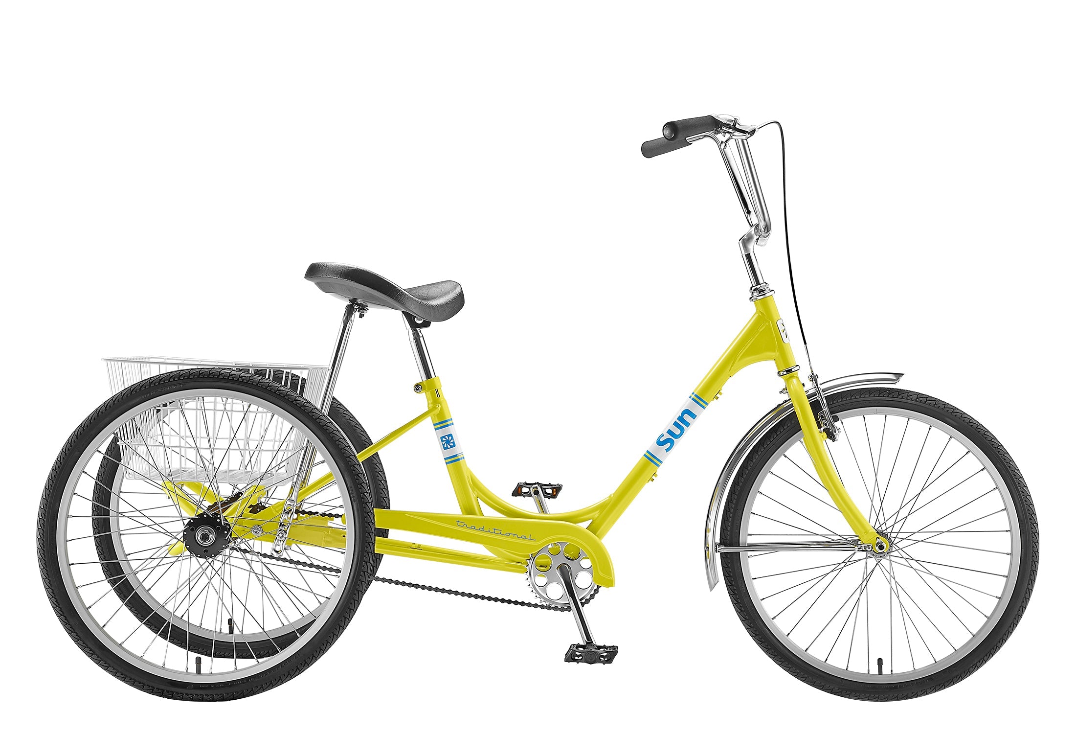 Sun Bicycle 24" Trike 1-Speed Yellow BIKEFACTORY Hawaii